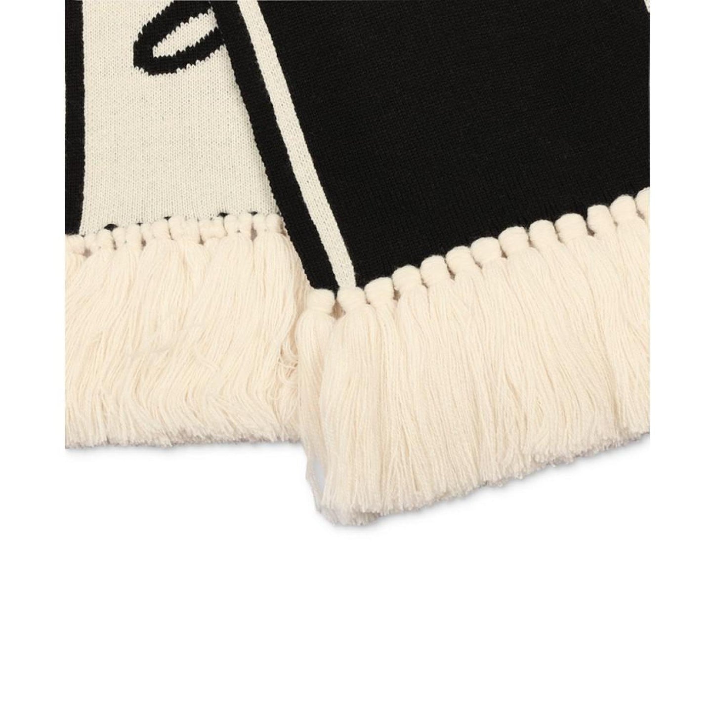 Women's Varsity Logo Knit Fringe-Trim Scarf