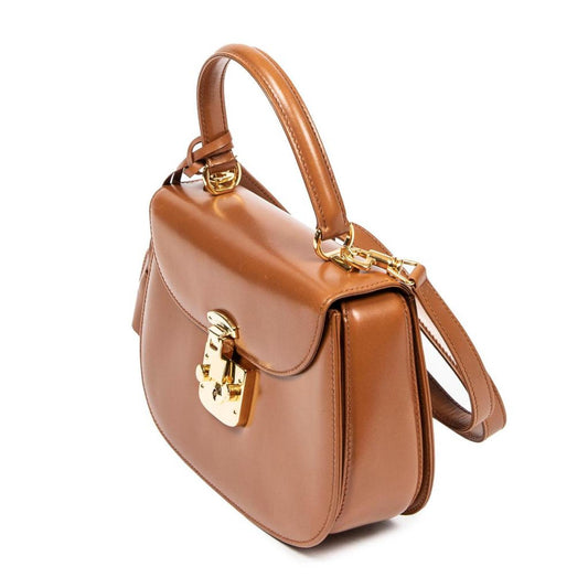 Vintage Lady Lock Flap Crossbody