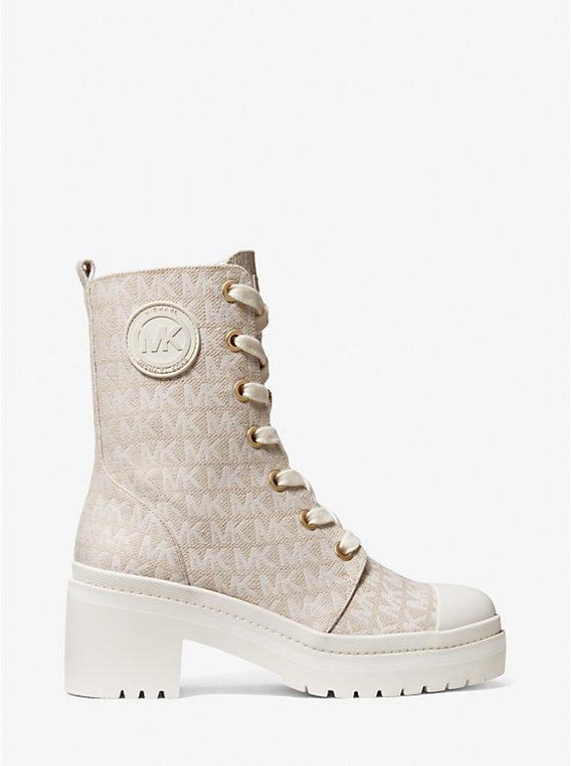 Corey Logo Jacquard Combat Boot