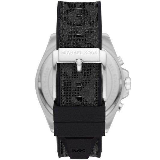 Men's Brecken Gray Polyvinyl Chloride and Black Silicone Strap Watch, 45mm