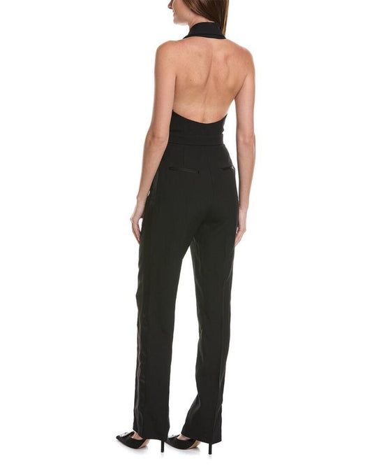 Michael Kors Collection Halter Tuxedo Jumpsuit