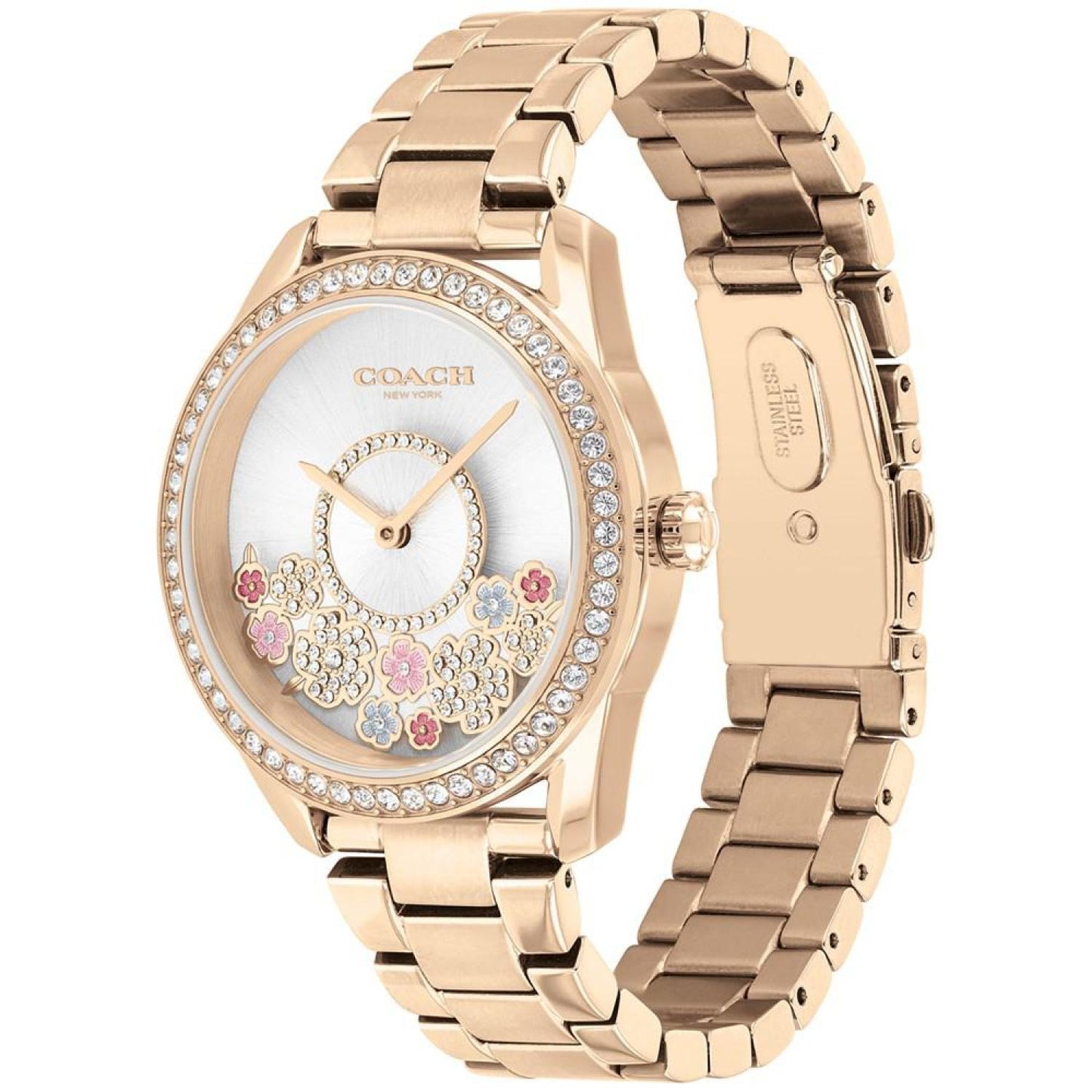 Women's Preston Carnation Gold-Tone Bracelet Tea Rose Watch 36mm