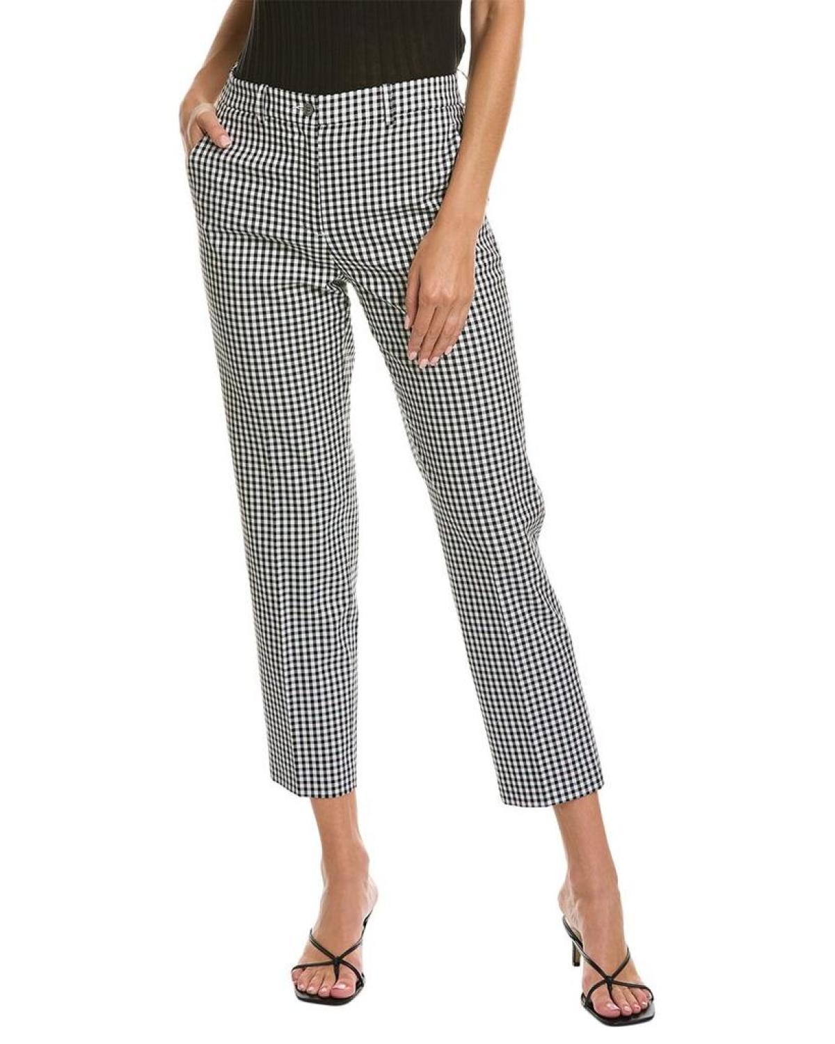 Michael Kors Gauze Linen Utility Pant