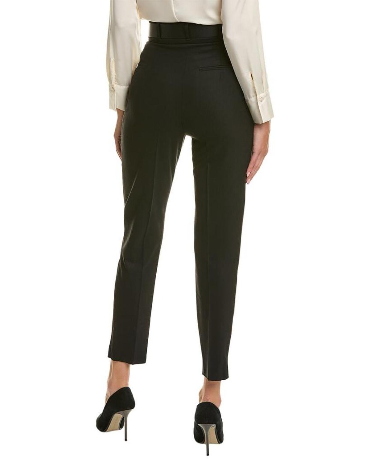 Max Mara Studio Corallo Wool-Blend Trouser