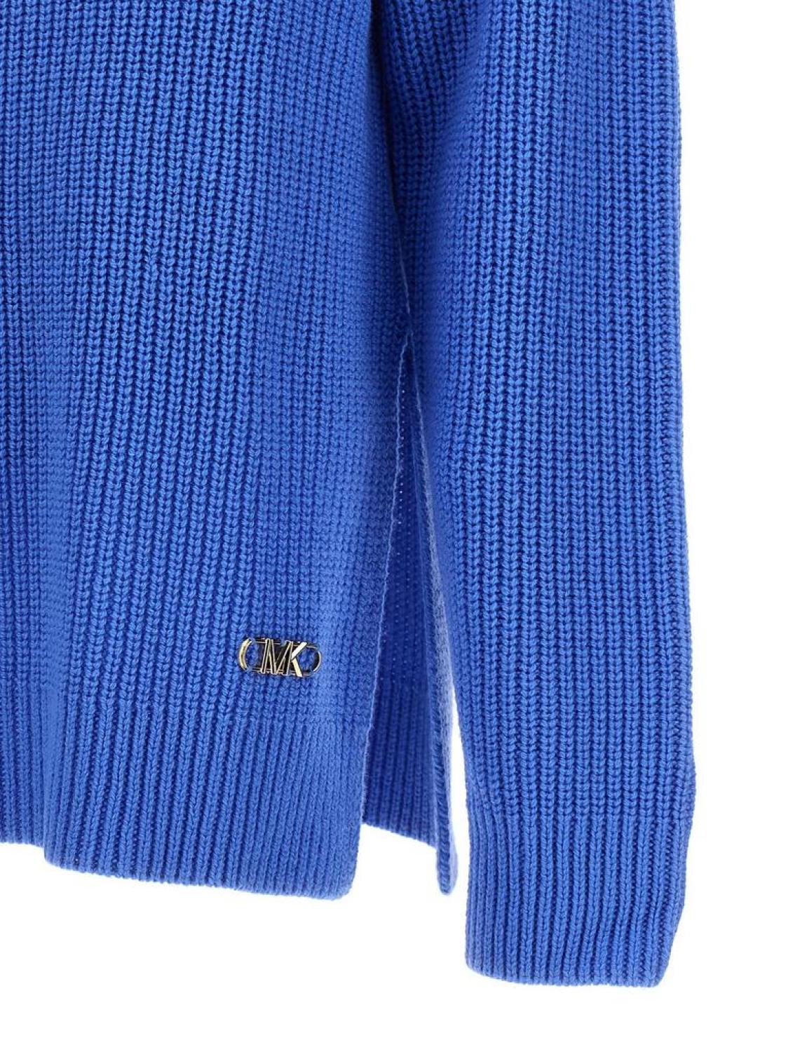 Michael Michael Kors Logo Plaque High Neck Jumper