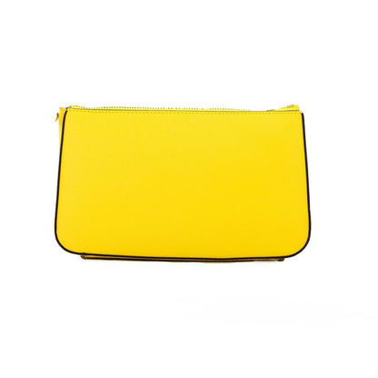 Michael Kors Jet Set Daffodil Vegan Crossbody Tech Attachment Bag Women's Purse