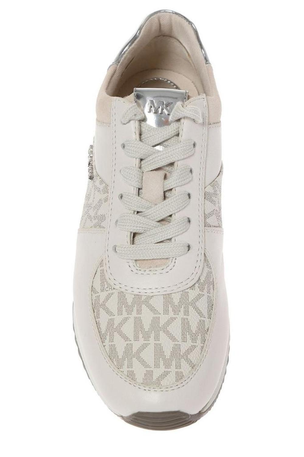 Michael Michael Kors Monogram Patterned Lace-Up Sneakers