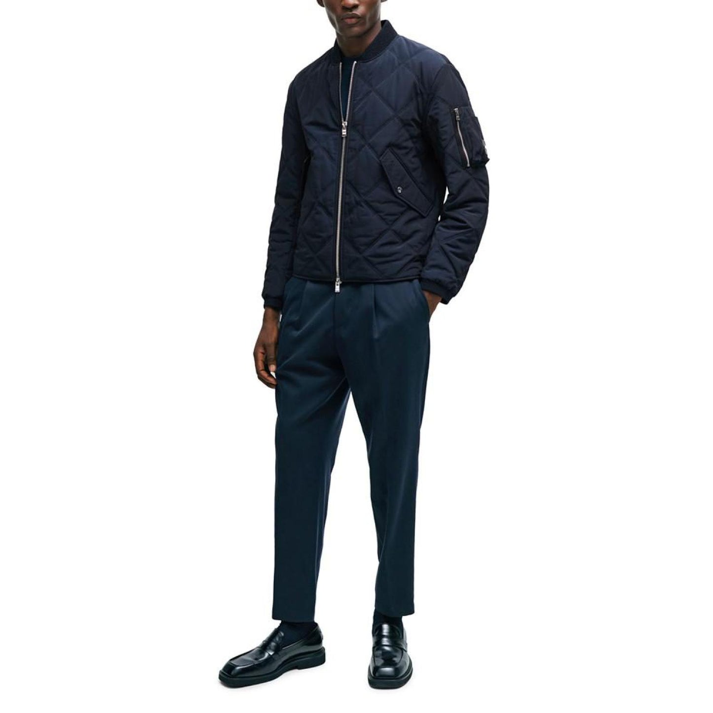 Men's Quilted Regular-Fit Jacket