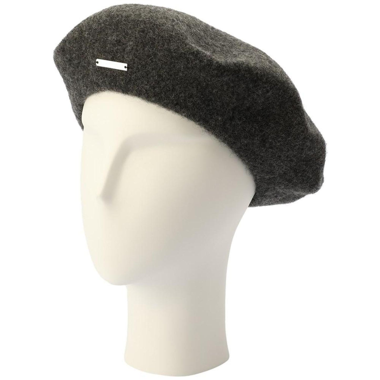 Women's Bar Logo Felt Beret Hat