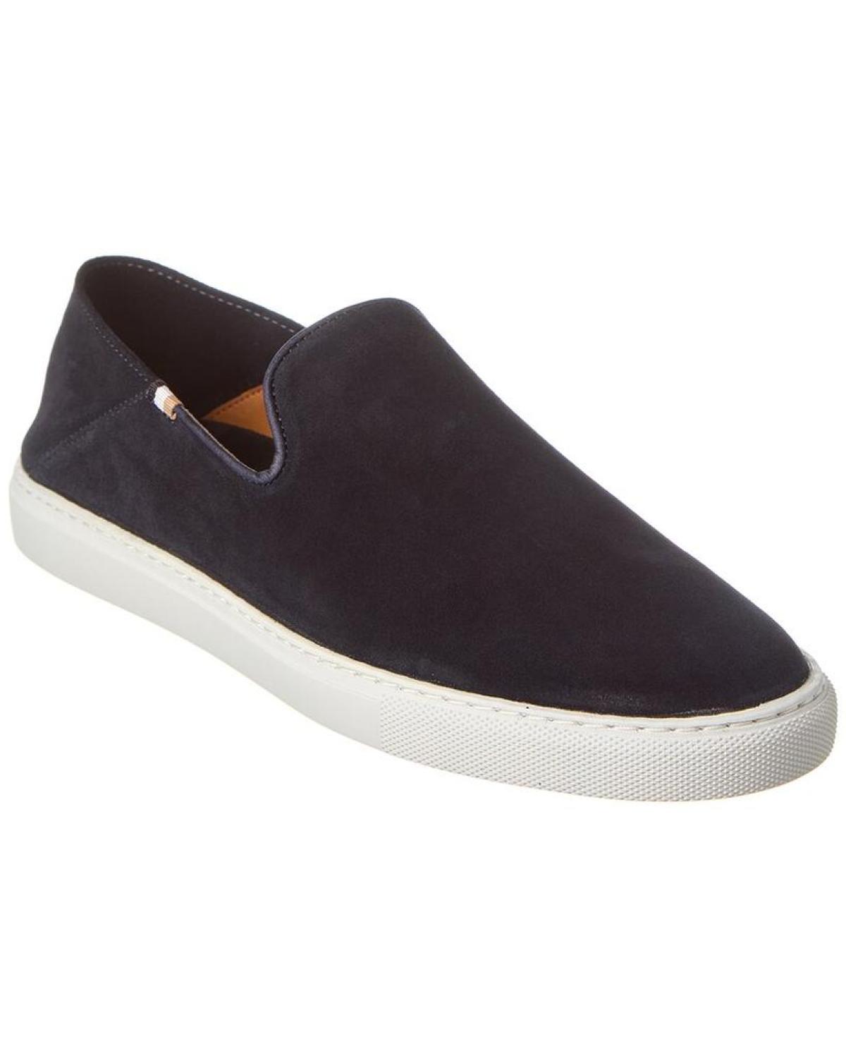 Hugo Boss Rey Suede Slip-On Sneaker