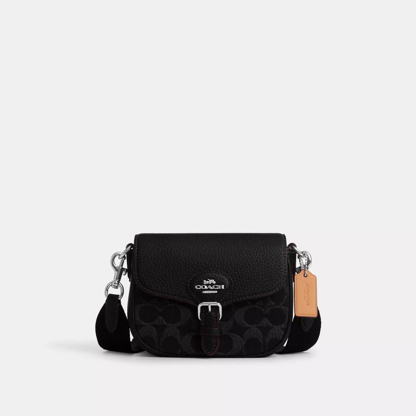 Coach Outlet Amelia Small Saddle Bag In Signature Denim