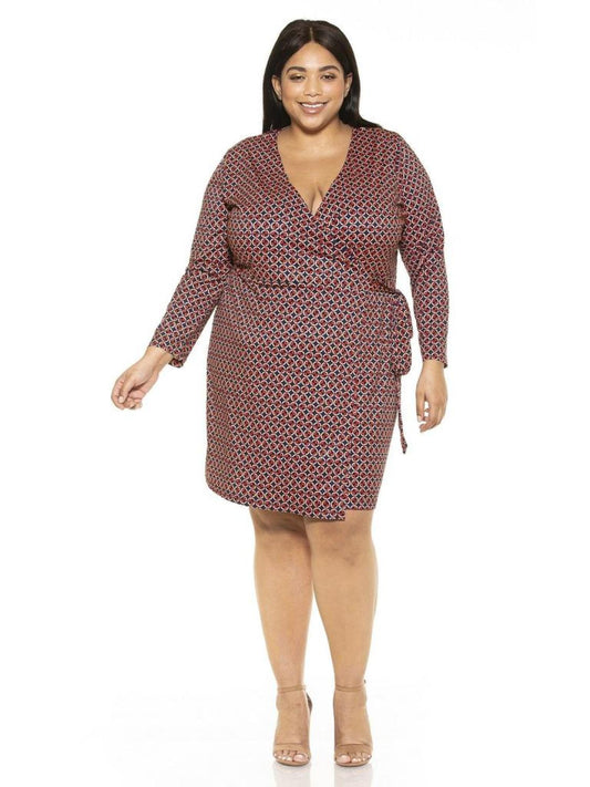 Amelia Wrap Dress - Plus Size