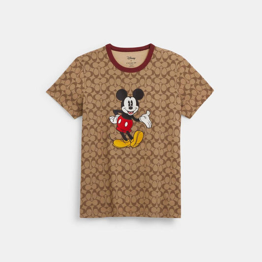 Coach Outlet Disney X Coach Signature Mickey Mouse T Shirt