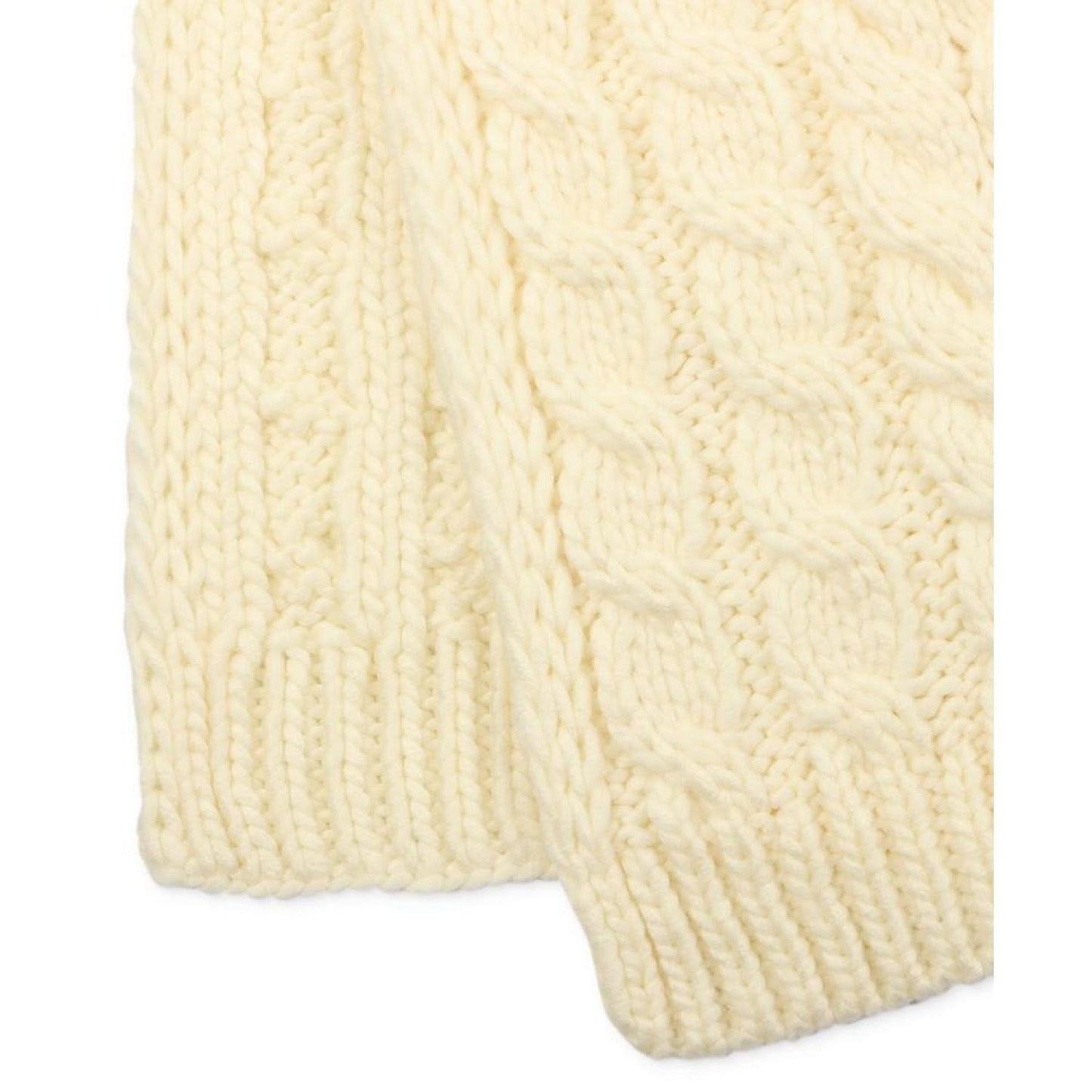 Women's Moving Cables Knit Scarf