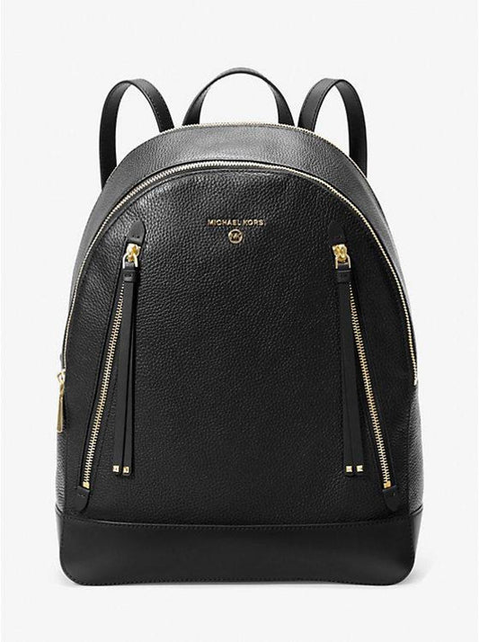 Brooklyn Large Pebbled Leather Backpack