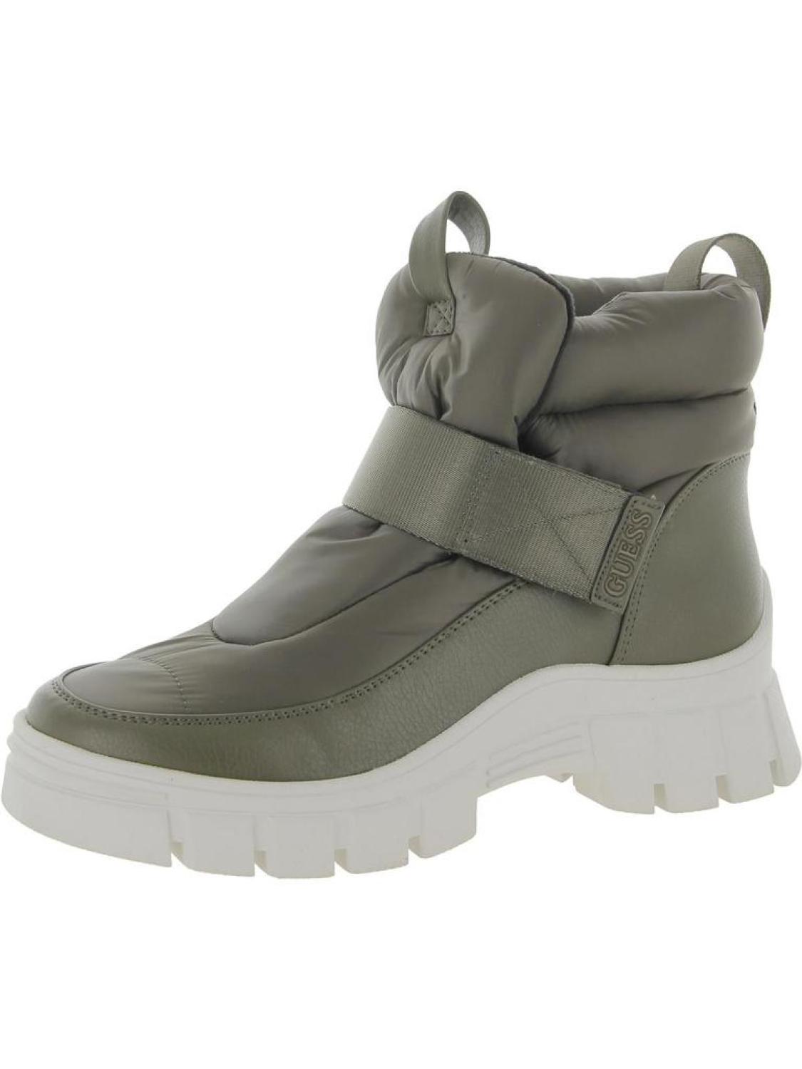 Hidemi Womens Puffer Metallic Winter & Snow Boots