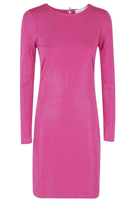 Michael Michael Kors Embellished Long-Sleeved Dress