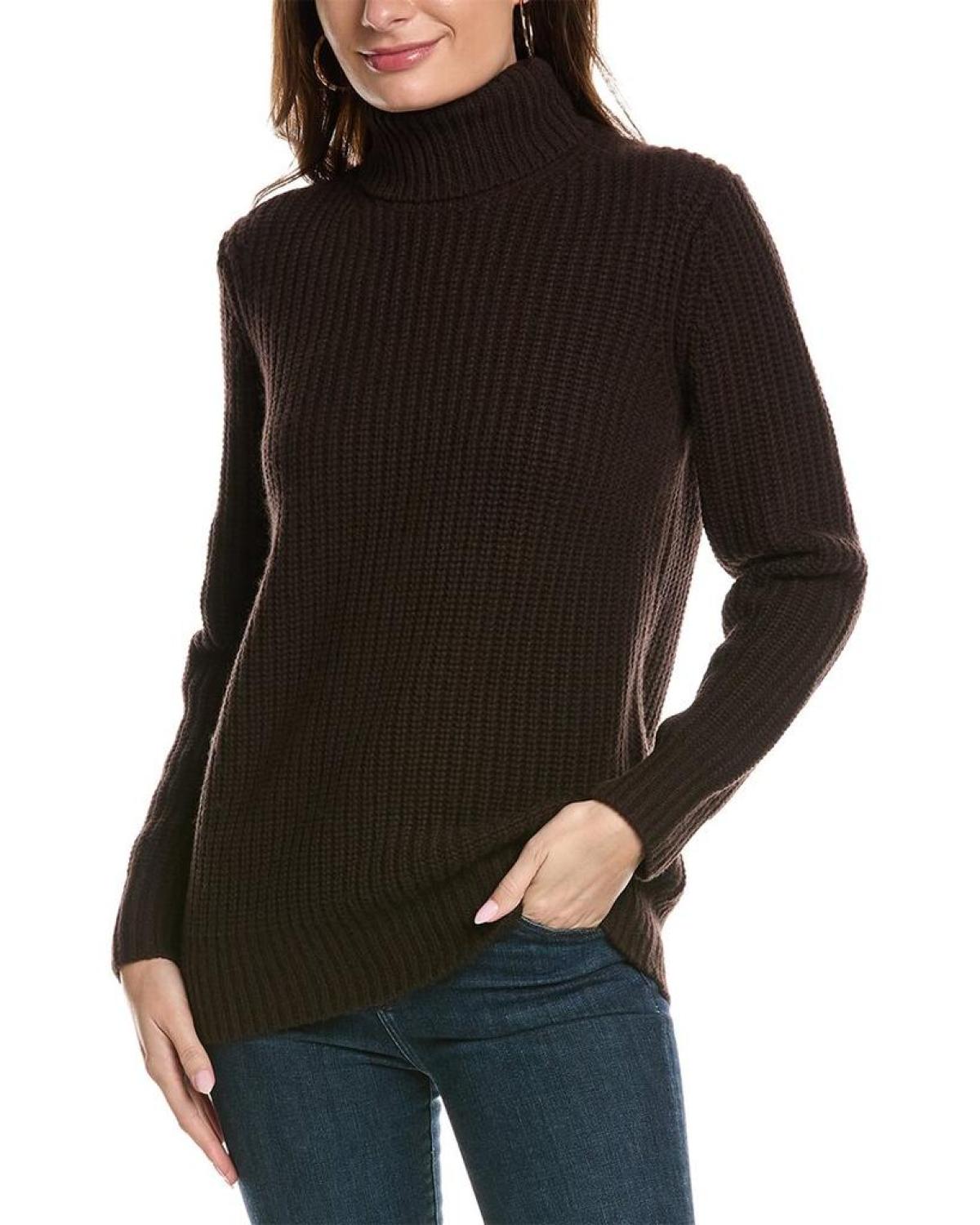 Michael Kors Collection Shaker Rib Cashmere Sweater