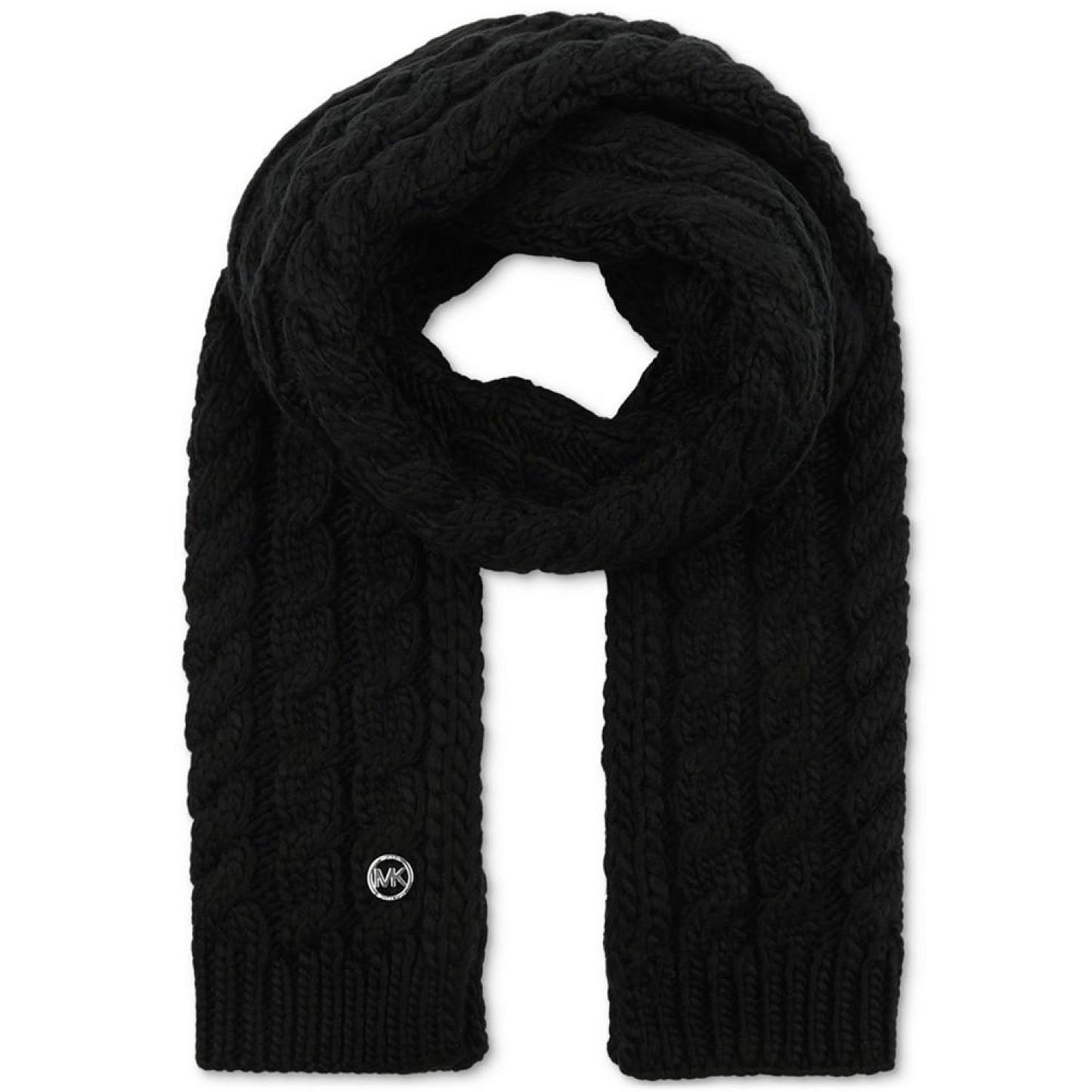 Women's Moving Cables Knit Scarf