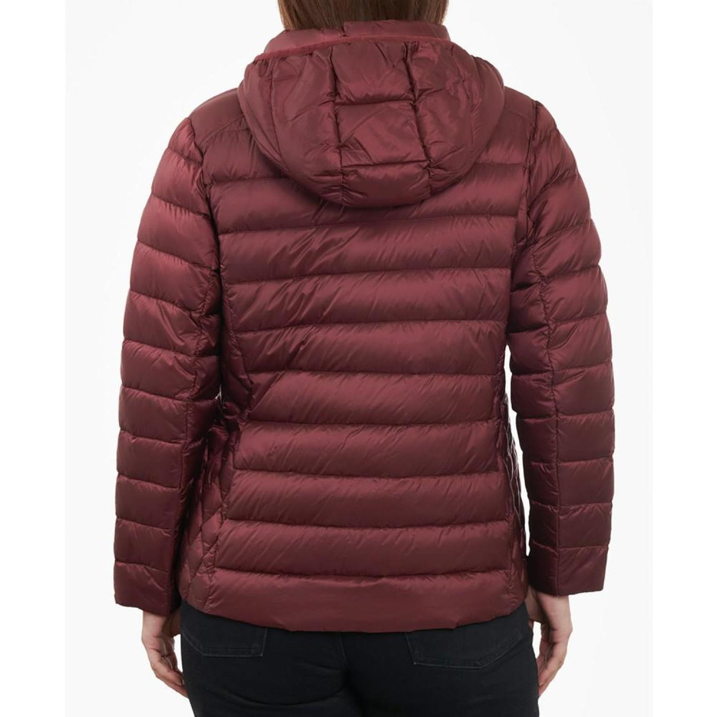 Women's Plus Size Hooded Packable Down Puffer Coat