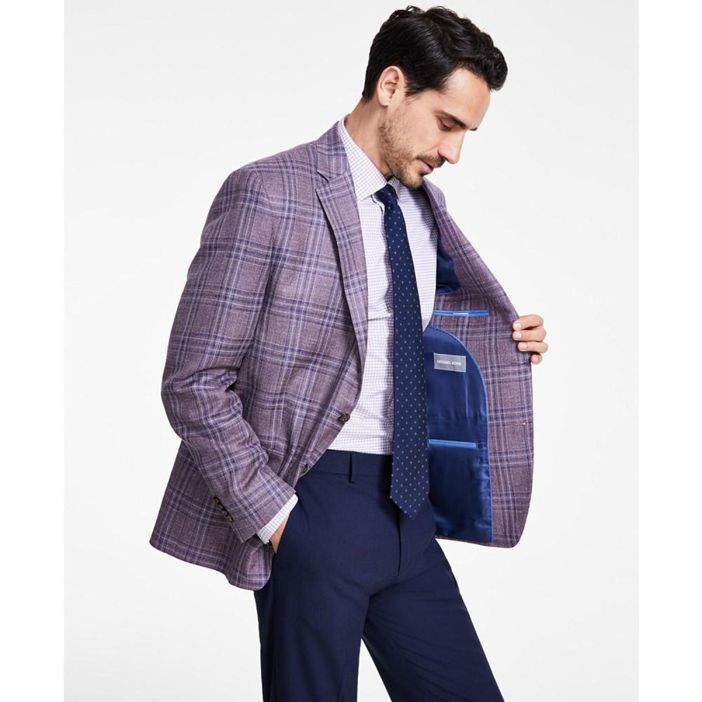 Men's Classic-Fit Plaid Sport Coat