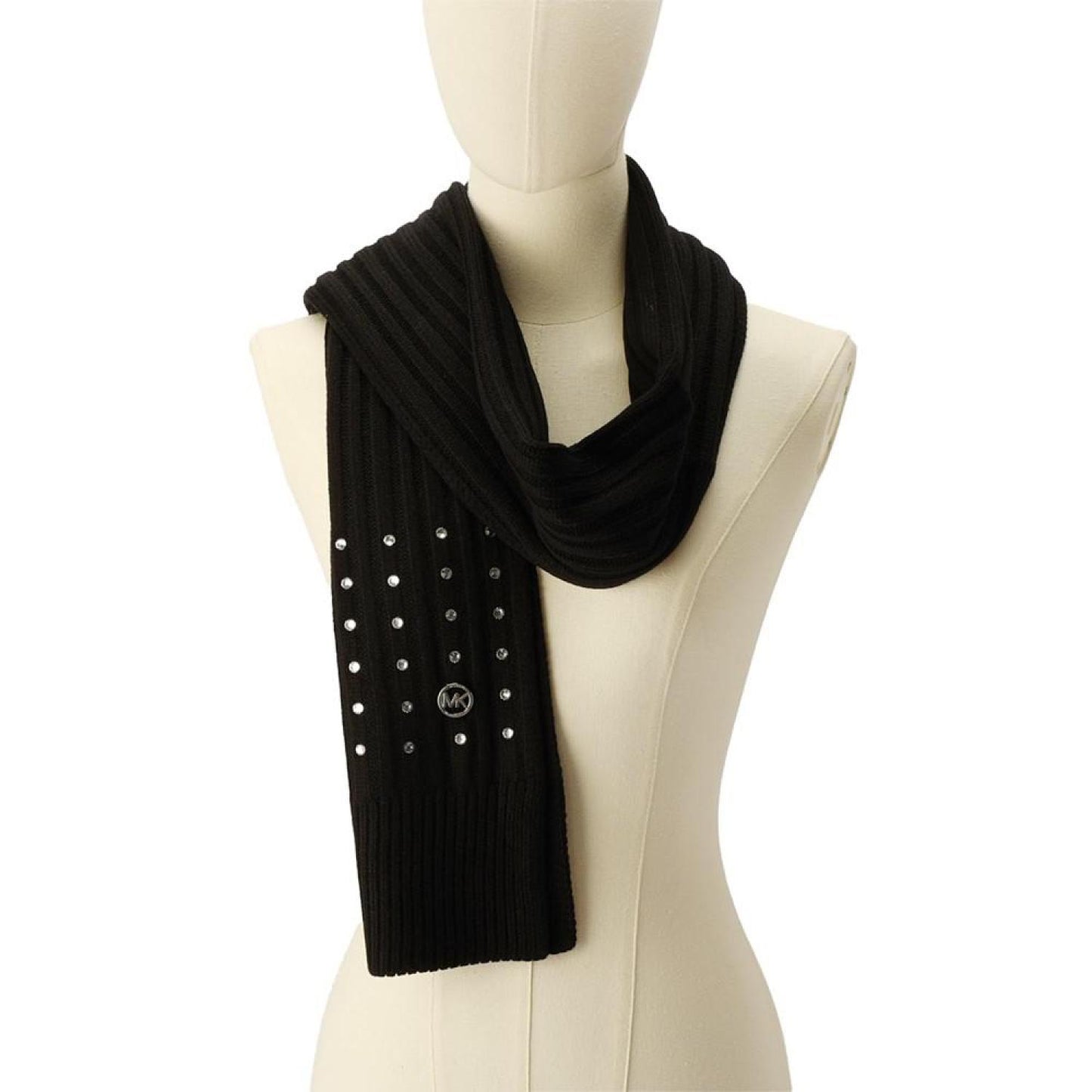 Women's Ribbed Embellished Scarf