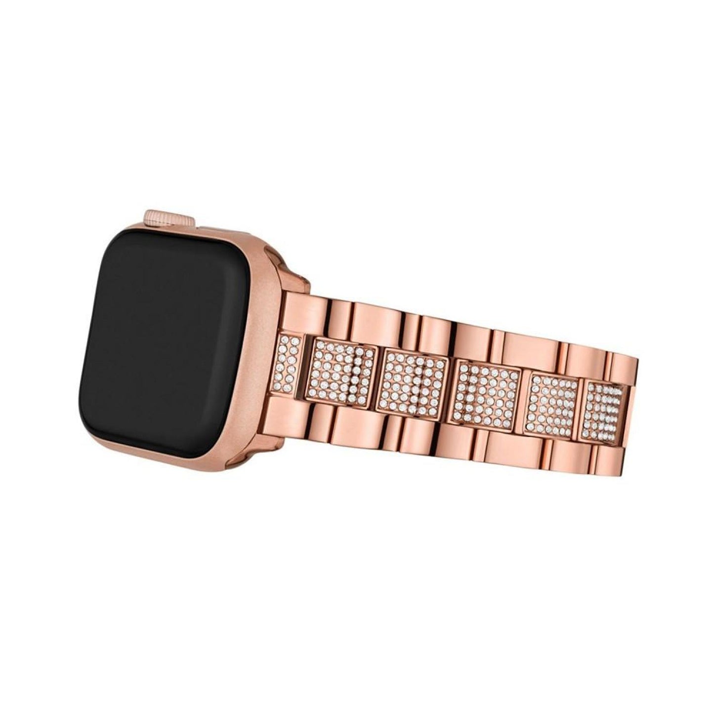 Women's Blush Rubber and Rose Gold-Tone Stainless Steel 2-Piece Interchangeable Band Set for Apple Watch 38mm and 41mm