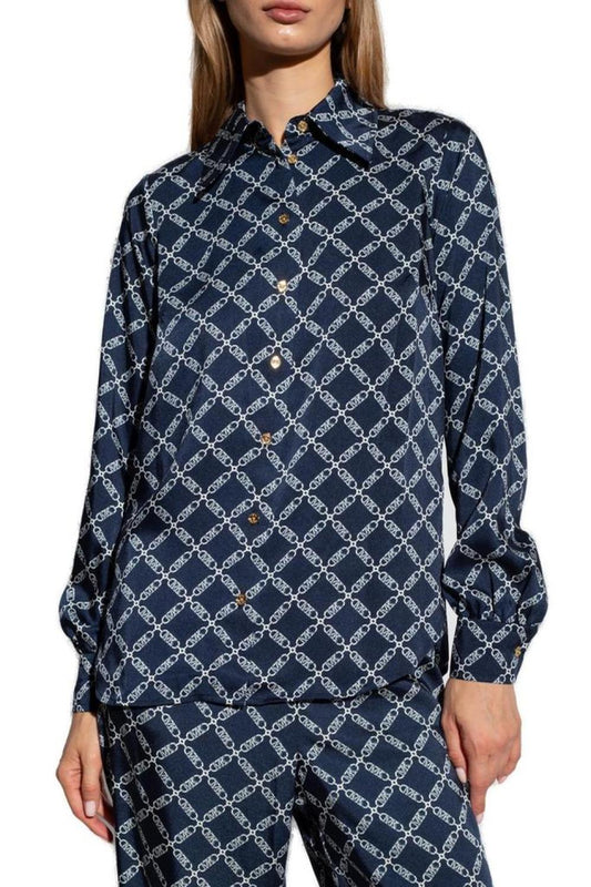 Michael Michael Kors Pattern-Printed Long-Sleeved Shirt