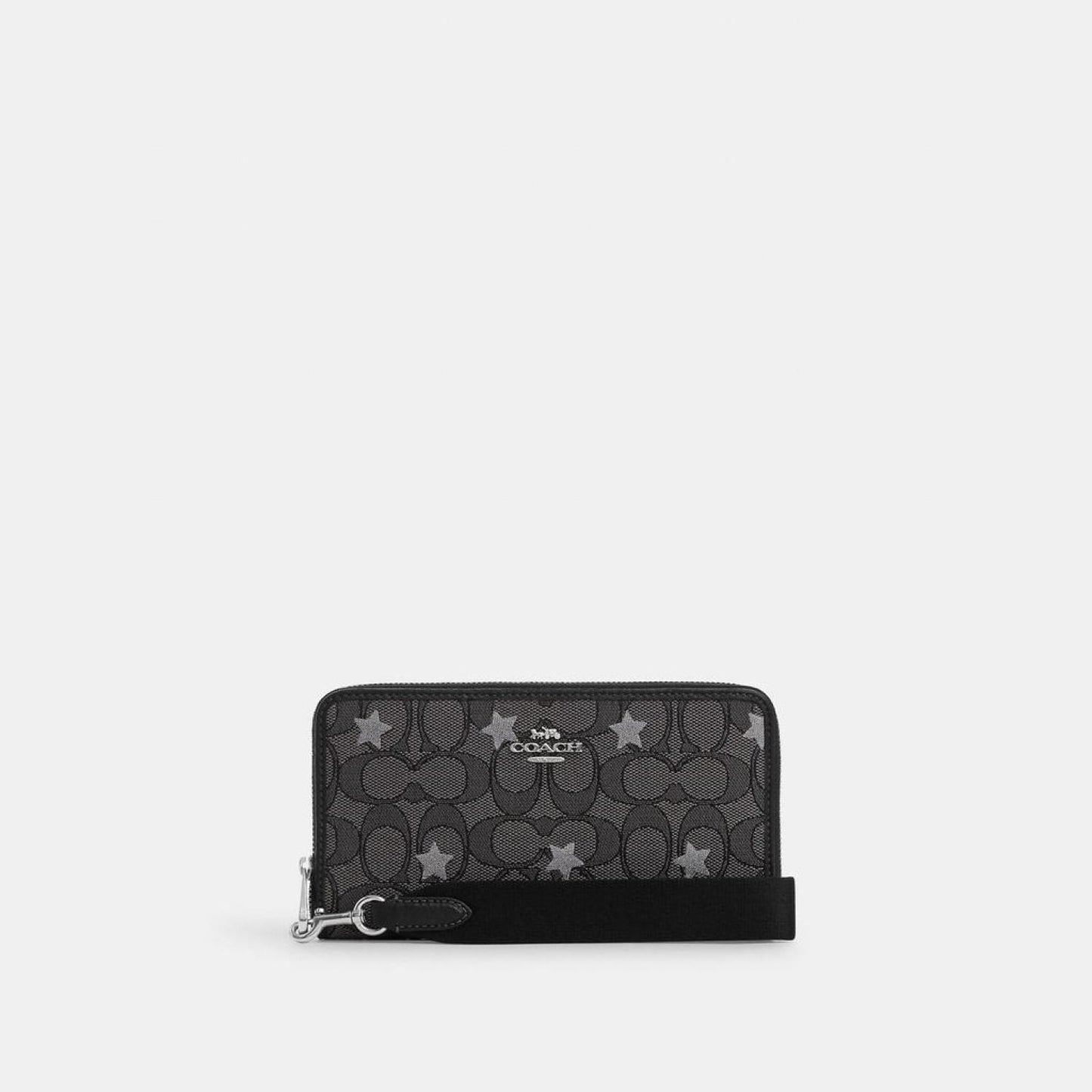 Coach Outlet Dempsey Large Phone Wallet In Signature Jacquard With Star Embroidery