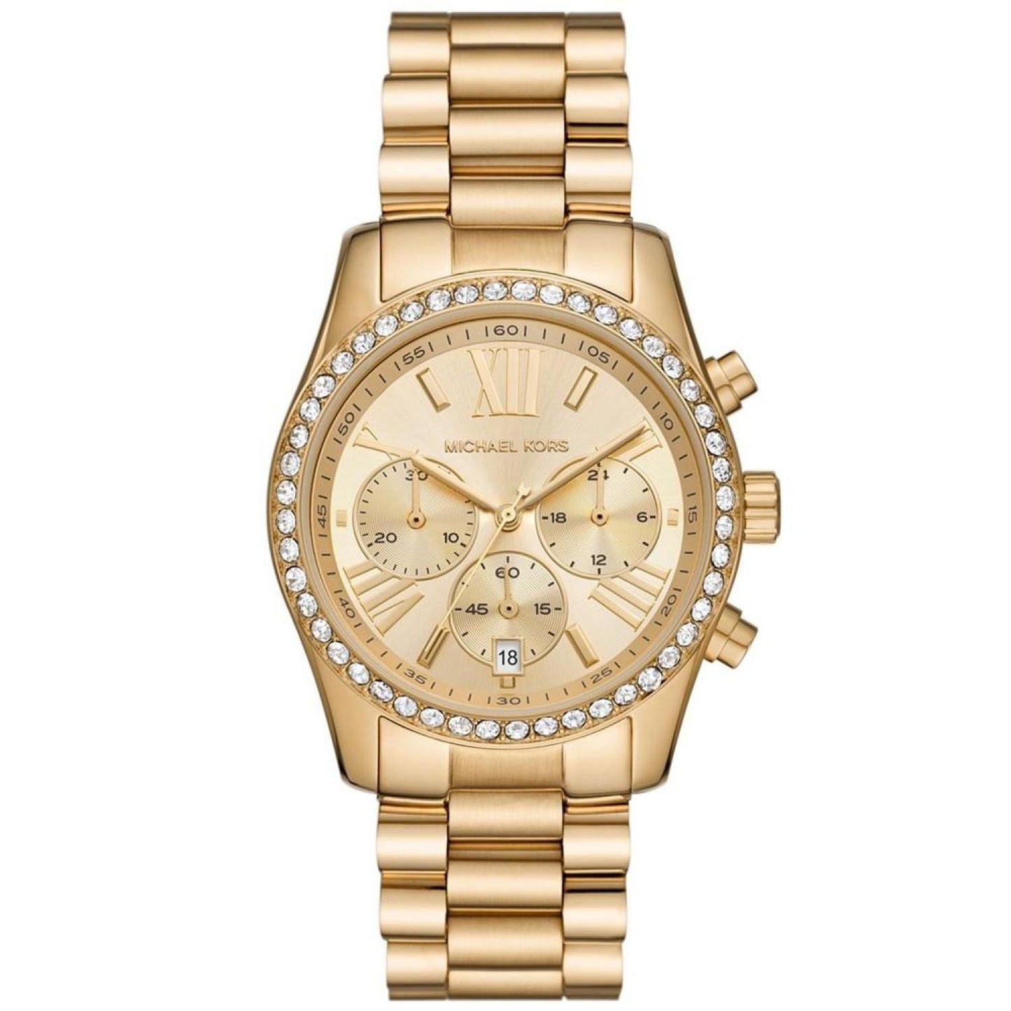 Women's Lexington Lux Quartz Chronograph Gold-Tone Stainless Steel Watch 38mm