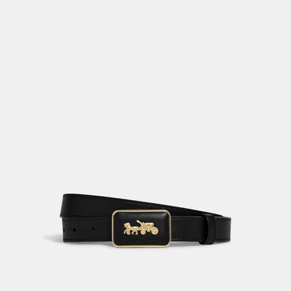 Coach Outlet Grace Plaque Buckle Belt, 25 Mm