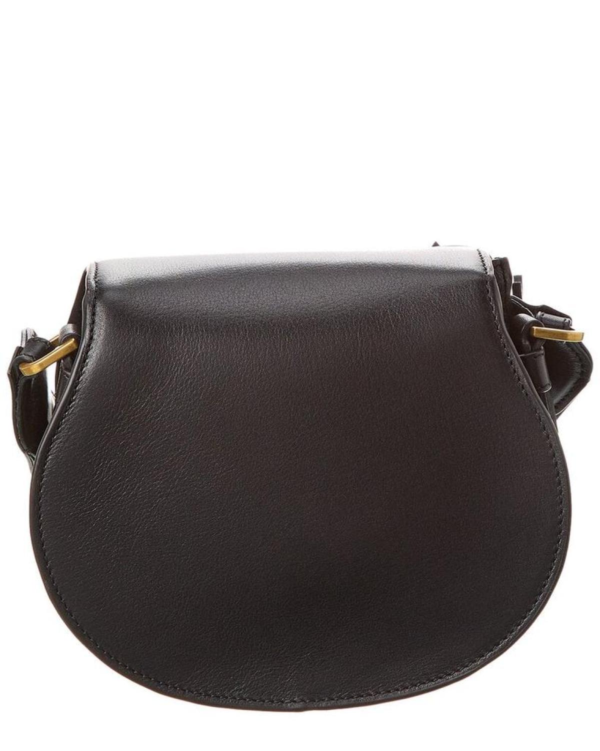 Chloé Marcie Small Leather Saddle Bag