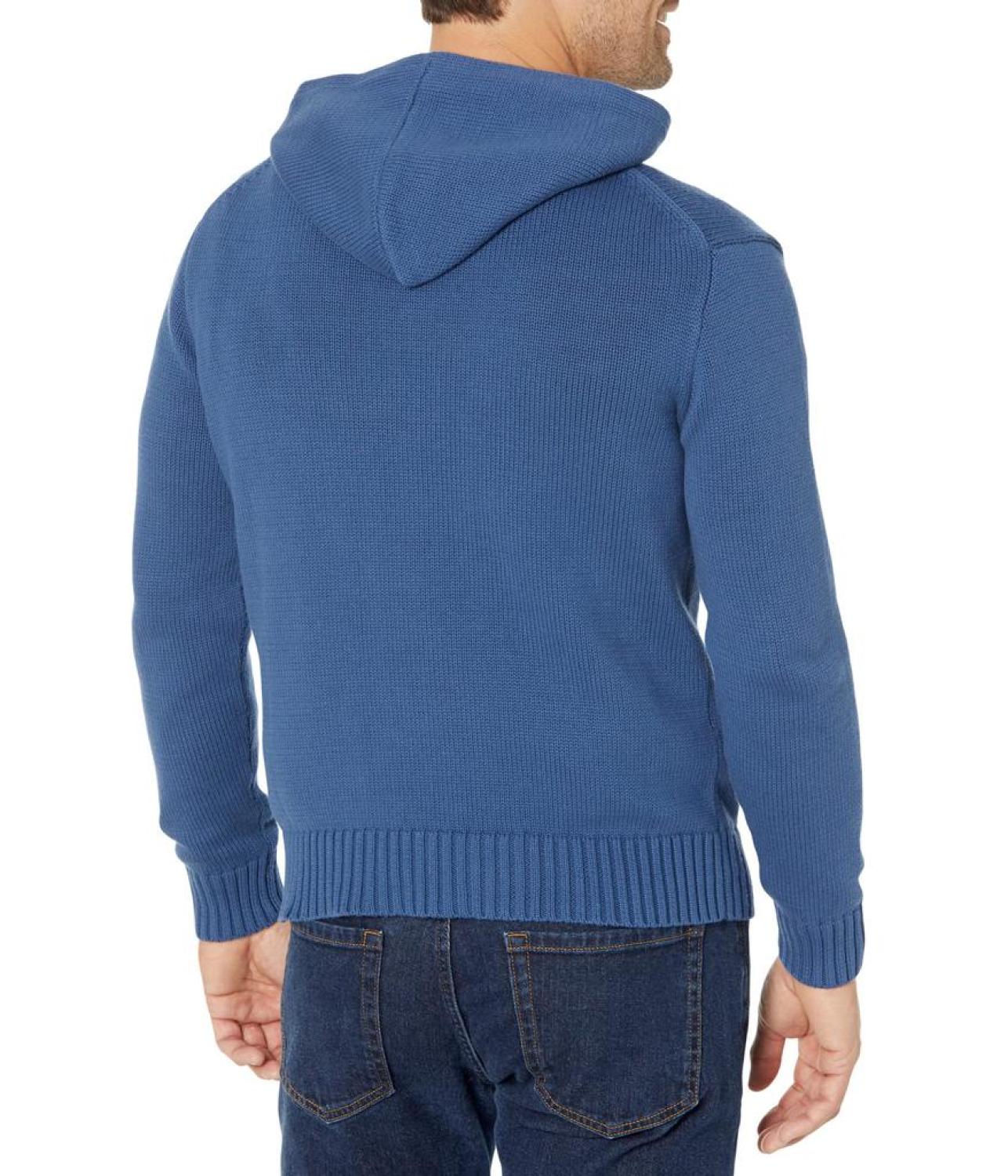 Polo Bear Cotton Hooded Sweater