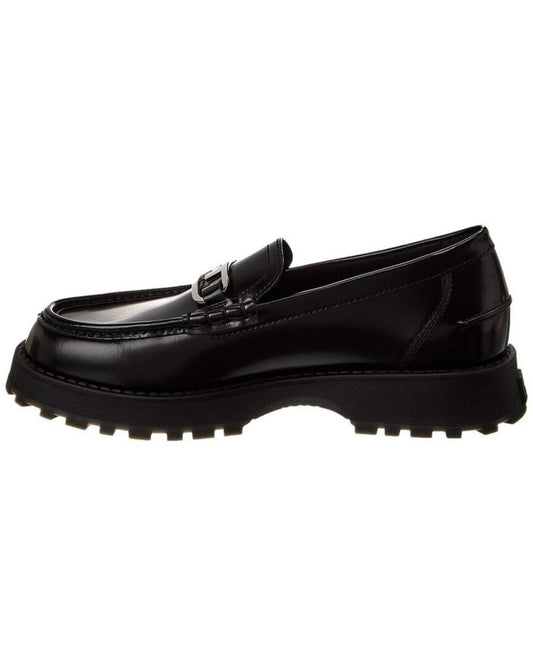 FENDI O'Lock Leather Loafer