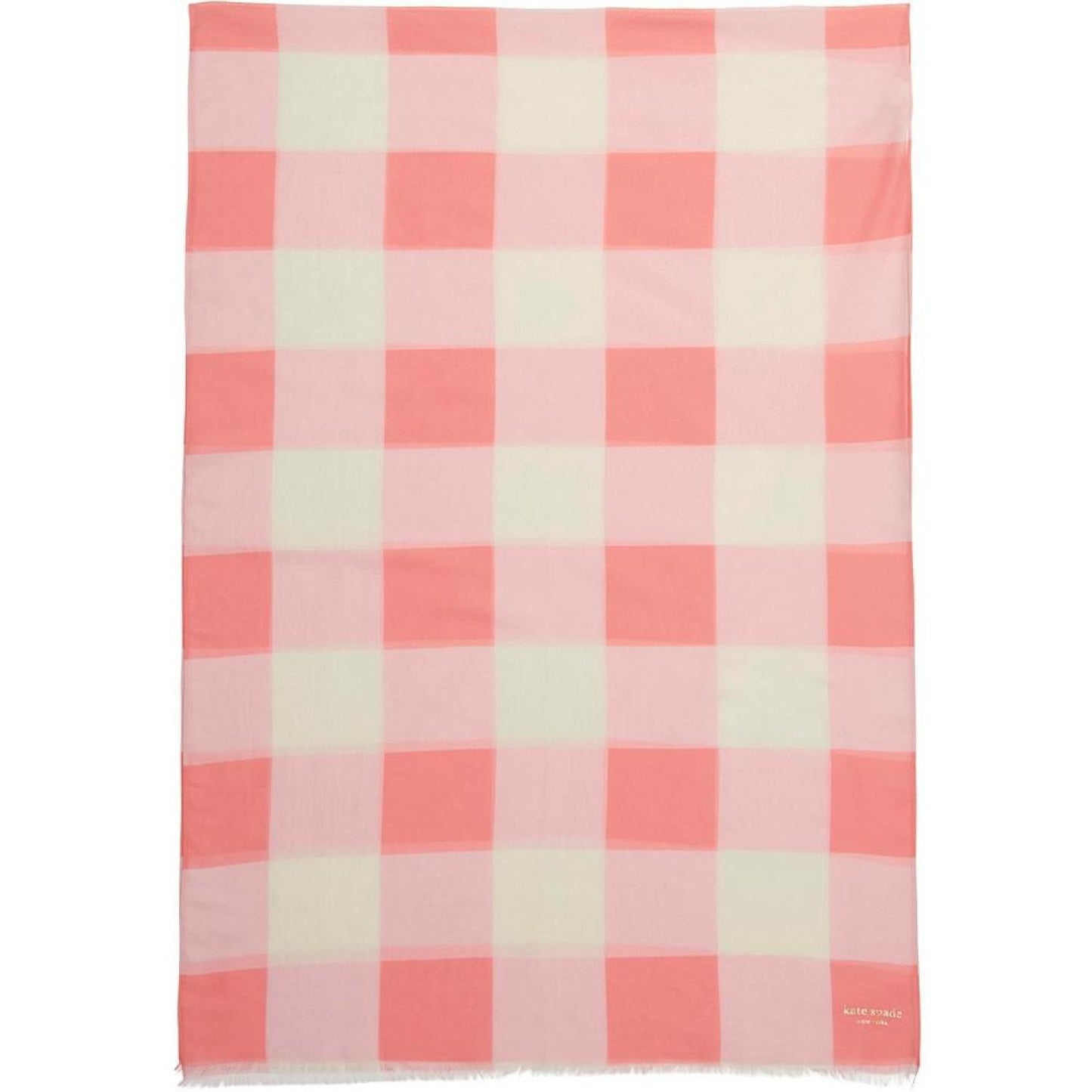 Gingham Oblong Scarf