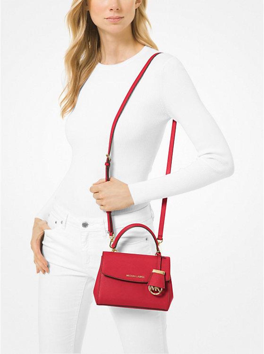 Ava Extra-Small Saffiano Leather Crossbody