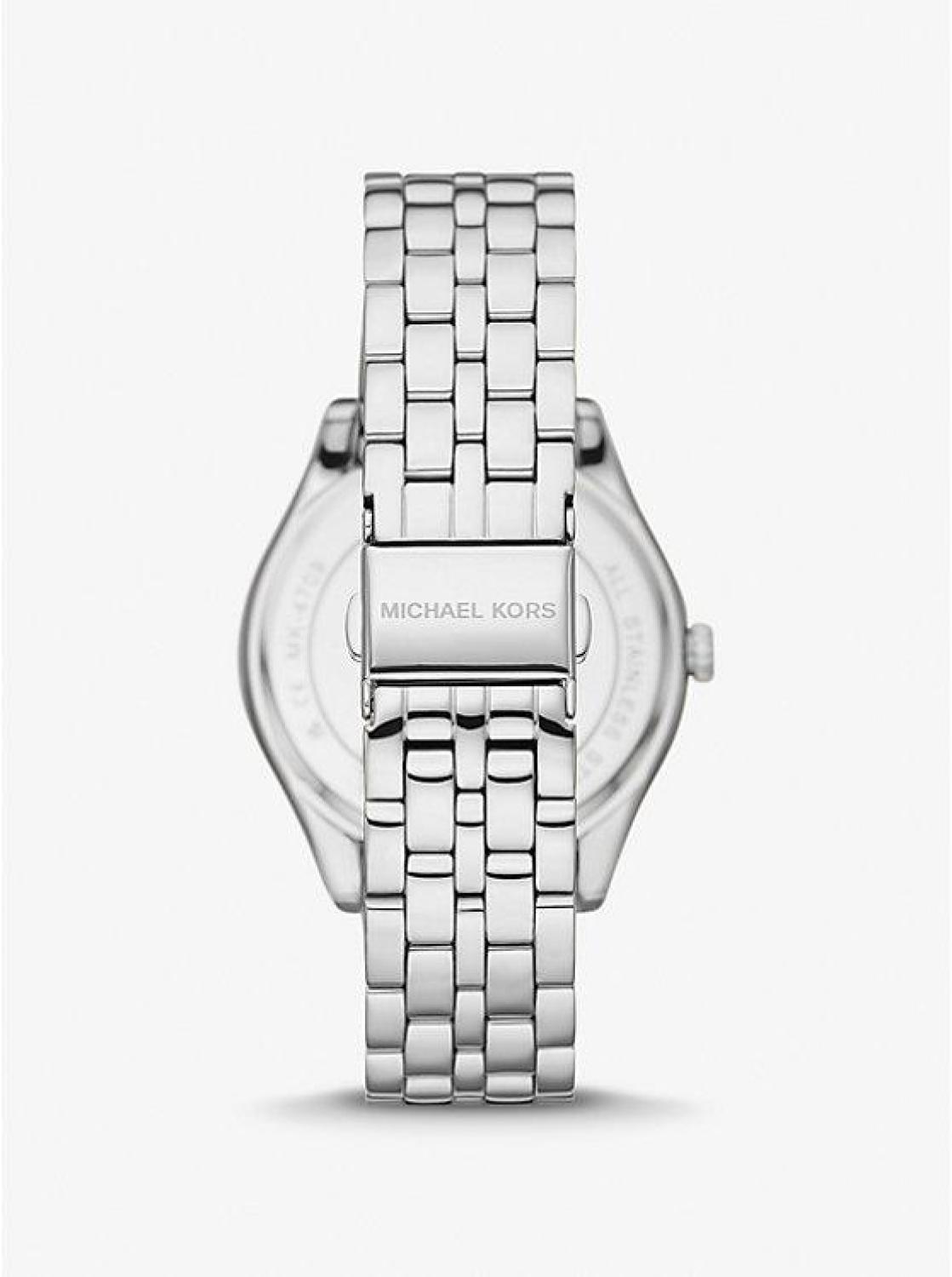 Harlowe Pavé Silver-Tone Watch