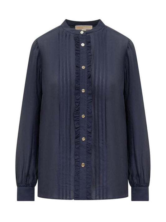 Michael Michael Kors Pleat Detailed Buttoned Shirt