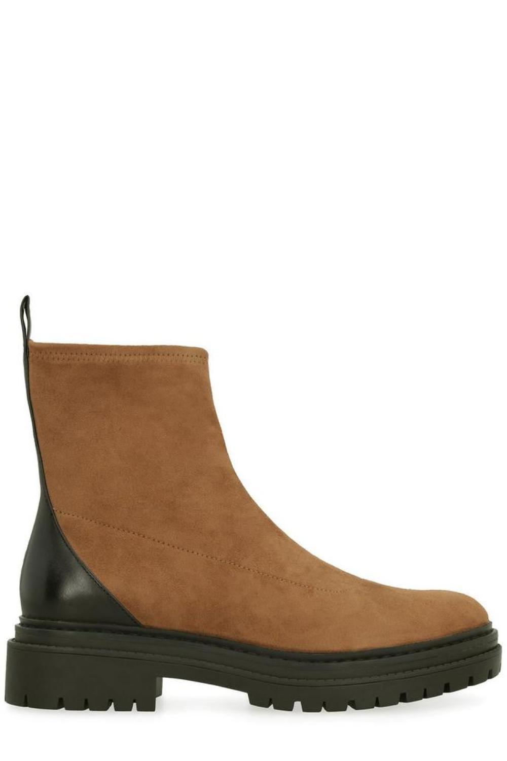 Michael Michael Kors Round Toe Ankle Boots