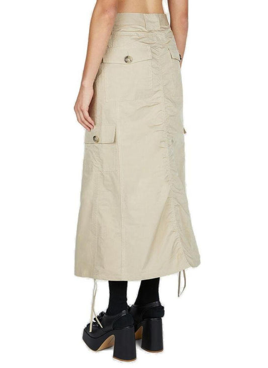 Marc Jacobs The Cargo Drawstring Midi Skirt