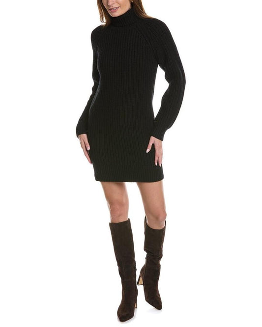 Michael Kors Collection Shaker Turtleneck Cashmere Dress