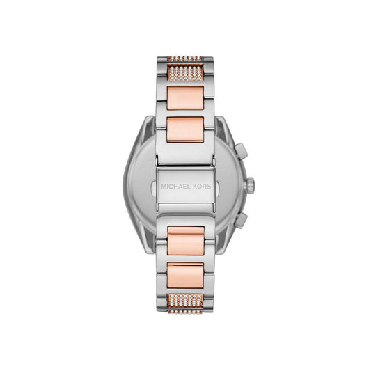 Women's Janelle Women's Two-Tone Pavé Glitz Bracelet Watch 42mm MK7098