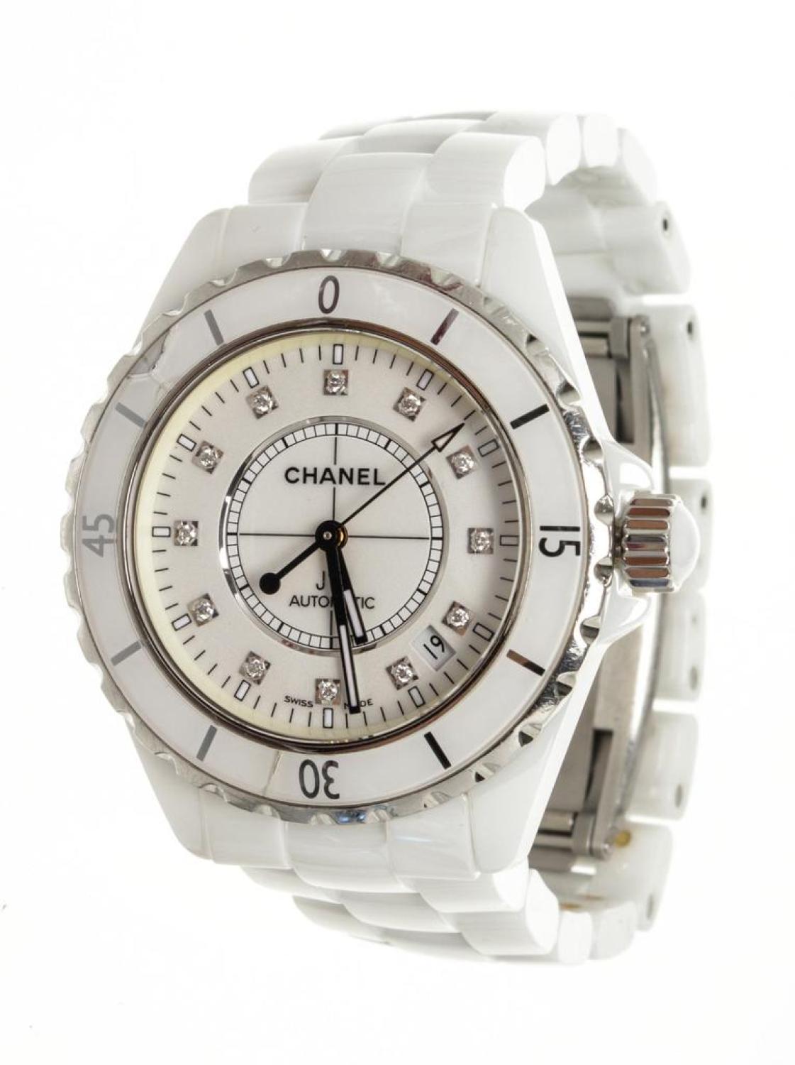 Chanel White Ceramic Watch