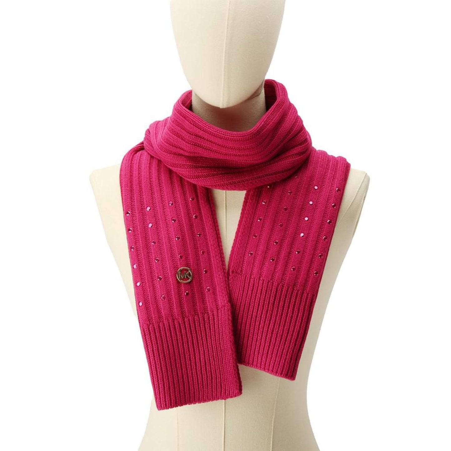 Women's Ribbed Embellished Scarf