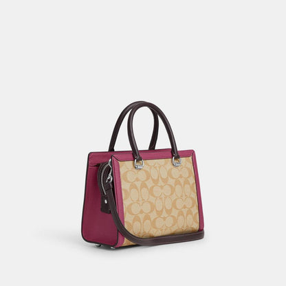 Coach Outlet Grace Carryall In Colorblock Signature Canvas