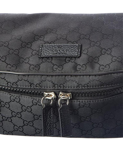 Gucci GG Nylon Belt Bag, Black