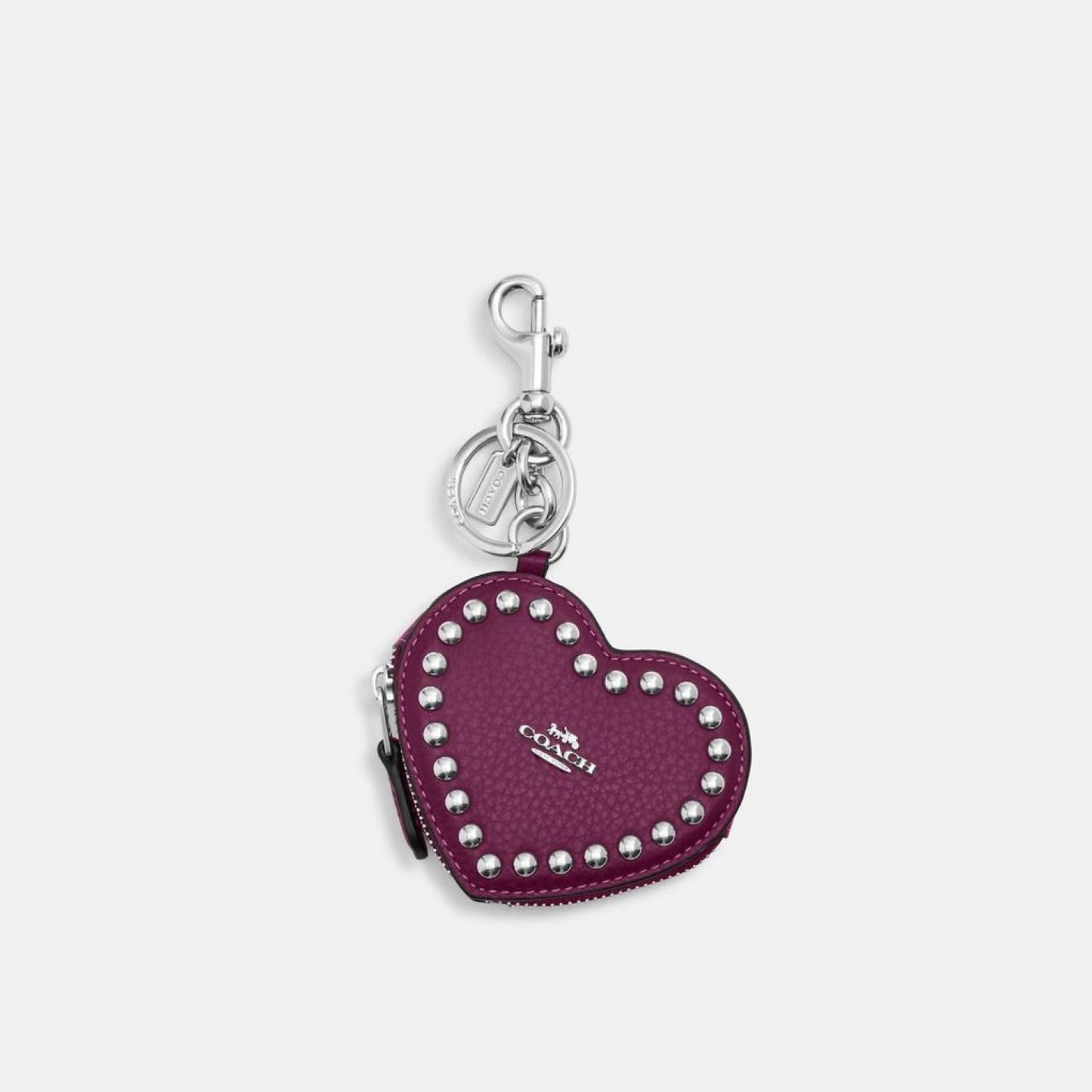 Coach Outlet Heart Pouch With Rivets