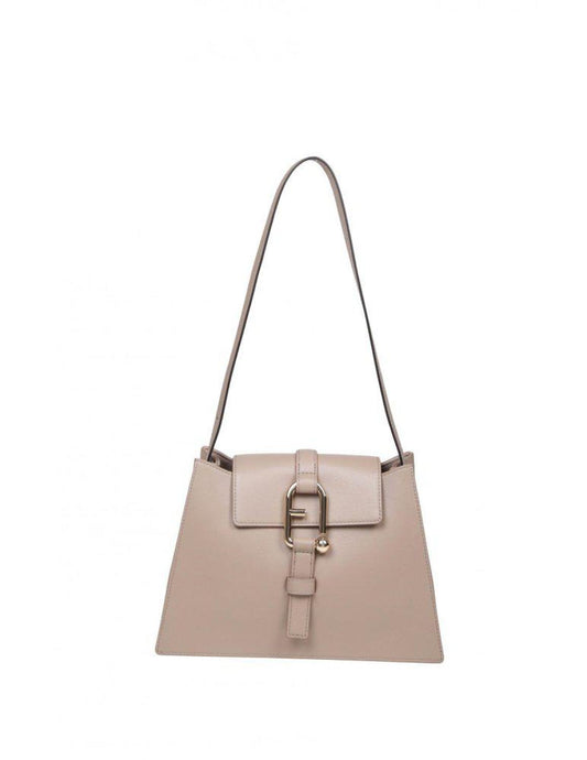 Furla Nuvola Logo Buckle Small Shoulder Bag