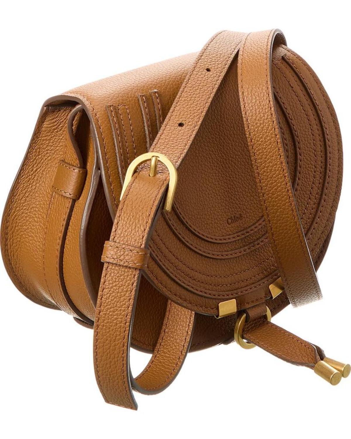 Medium marcie leather online saddle bag