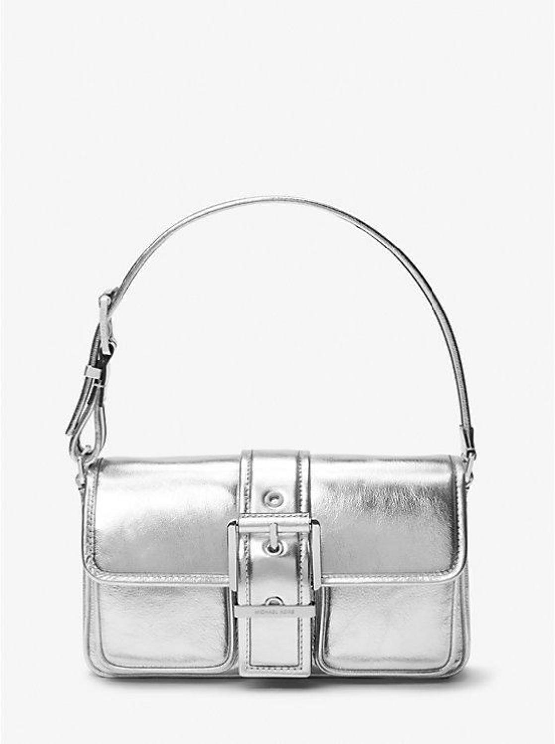 Colby Medium Metallic Leather Shoulder Bag